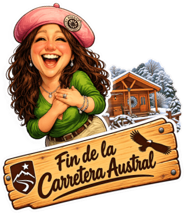 Angélica te da la bienvenida al Fin de la Carretera Austral